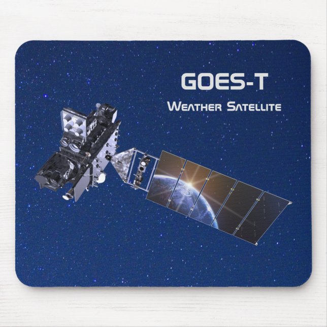 GOES-T Weather Satellite Mouse Pad (Front)