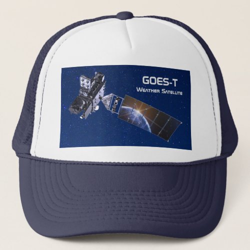 GOES_T Weather Satellite Trucker Hat