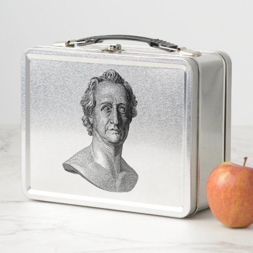 Goethe Bust with Signature Metal Lunch Box