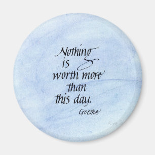 Goethe quote magnet