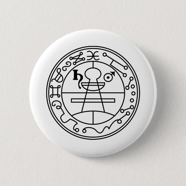 Goetia_seal_of_solomon Button (Front)