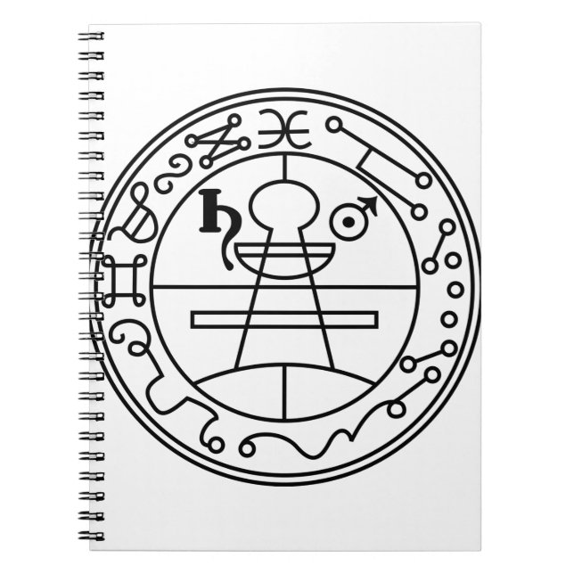 Goetia_seal_of_solomon Notebook (Front)