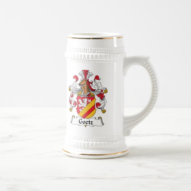 Goetz Family Crest Beer Stein (Right)