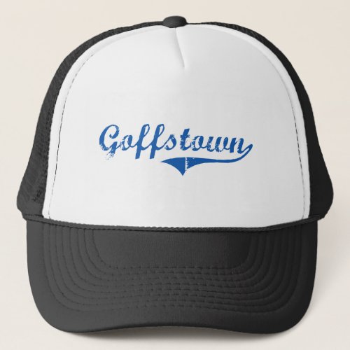 Goffstown New Hampshire Classic Design Trucker Hat