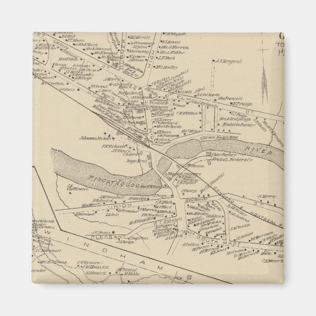 Goffstown PO, Pelham Magnet (Front)