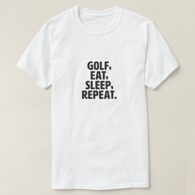 Goft, Eat, Sleep, Repeat Men's Basic T-Shirt (Design Front)