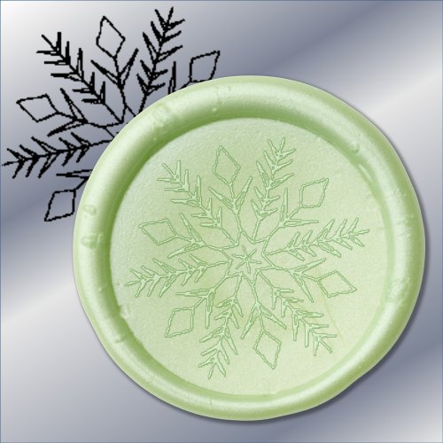 Gogeous Detailed Snowflake Wax Seal Sticker