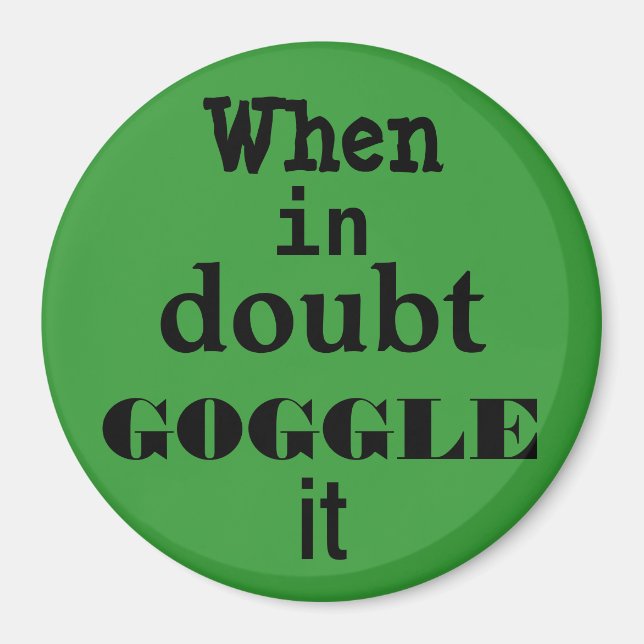 GOGGLE MAGNET (Front)