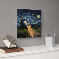 Gogh Kitty Starry Night Cat