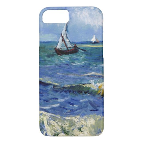 Gogh Seascape near Les Saintes_Maries_de_la_Mer iPhone 87 Case