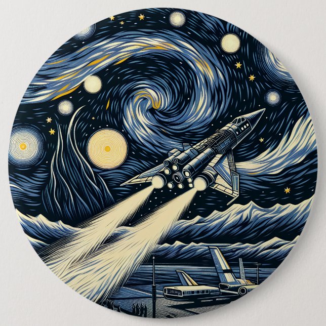 Gogh Ship Gogh Button (Front)
