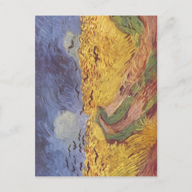 Gogh, Vincent van Getreidefeld mit den Raben 1890  Postcard (Front)