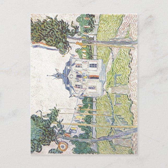 Gogh, Vincent Willem van Das Gemeindehaus in Auver Postcard (Front)