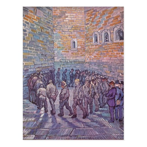 Gogh, Vincent Willem van Prisoners Exercising (Aft Postcard | Zazzle