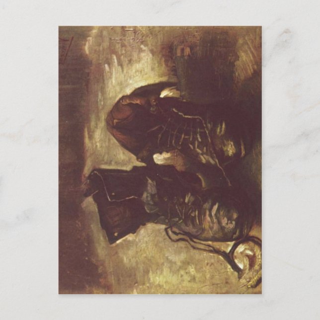 Gogh, Vincent Willem van Stilleben, Ein Paar Schuh Postcard (Front)