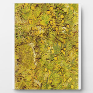 Gogh Yellow Blossoms Whimsical Wedding Personalize Plaque