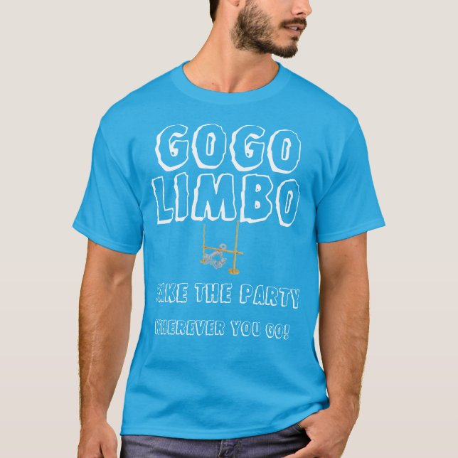 GOGO LIMBO Basic Dark T-Shirt $25.95 per shirt (Front)