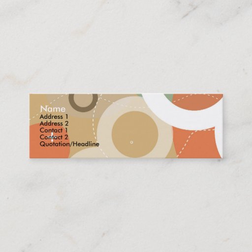 Customizable Gogo Profile Card Business Card Template