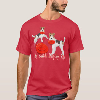 Gogs catch flaying discs dog competition frisbee D T-Shirt