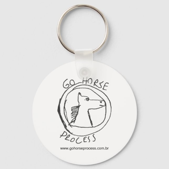 GOHORSE OFICIAL PRODUCT HOMOLOGATED KEYCHAIN (Front)