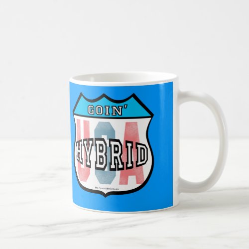 Goin Hybrid Patriotic Car Logo Art Coffee Mug