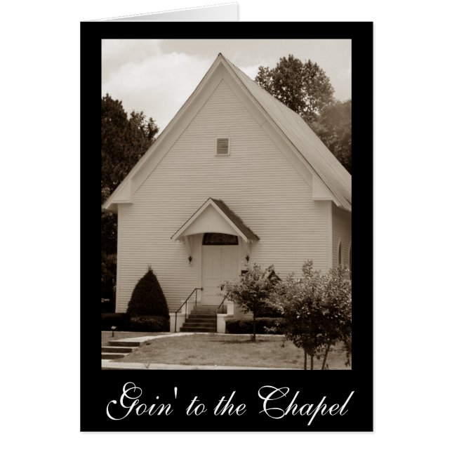 Goin' to the Chapel Cards (Front)