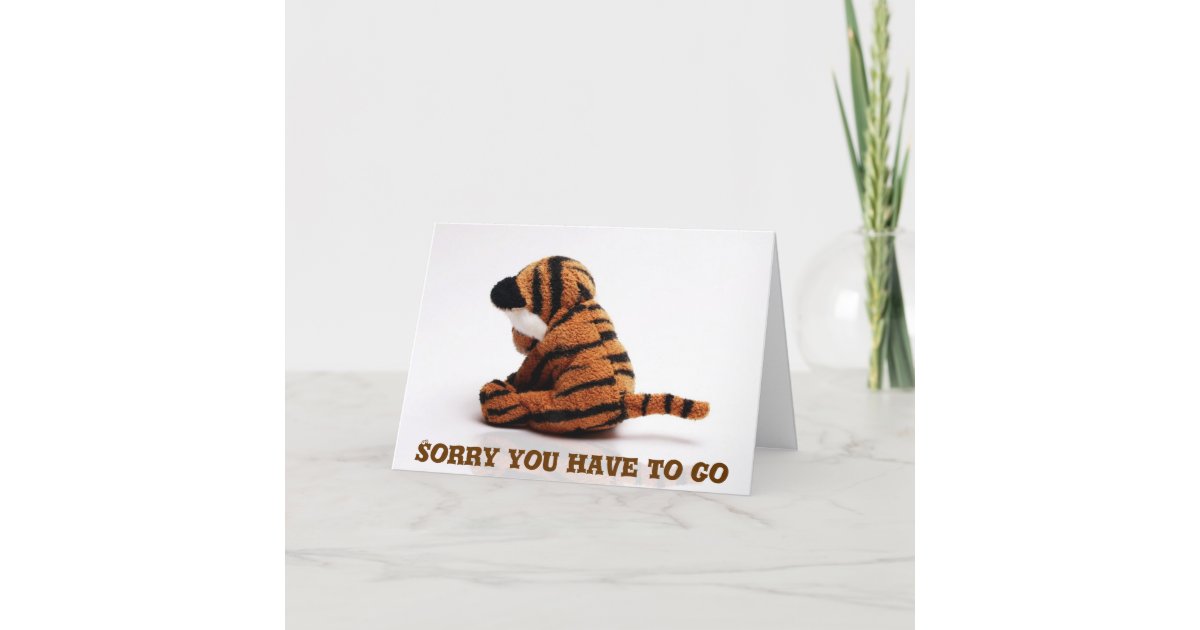 Going away card | Zazzle