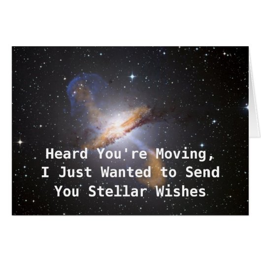 Going away card for someone you're happy to see go (Front Horizontal)