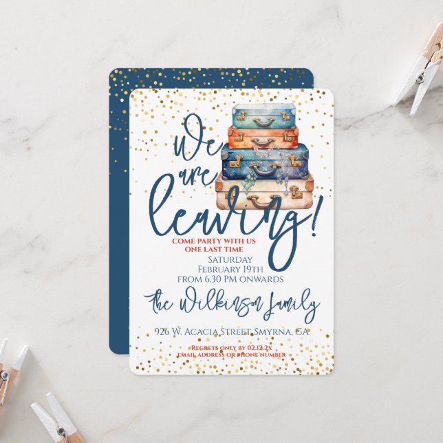 Going Away Family Moving Party Invitation | Zazzle going-away-family-moving-party-invitation-zazzle