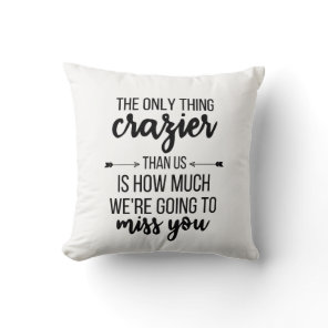 Going Away Gift, Boss Leaving, Best Friend Gift,  Throw Pillow