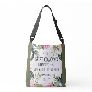 Going Away gift for coworker Leaving Gift Goodbye Crossbody Bag