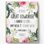 Going Away gift for coworker Leaving Gift Goodbye Plaque Going Away gift for coworker Leaving Gift Goodbye Plaque