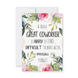 Going Away gift for coworker Leaving Gift Goodbye Thank You Card Going Away gift for coworker Leaving Gift Goodbye Thank You Card