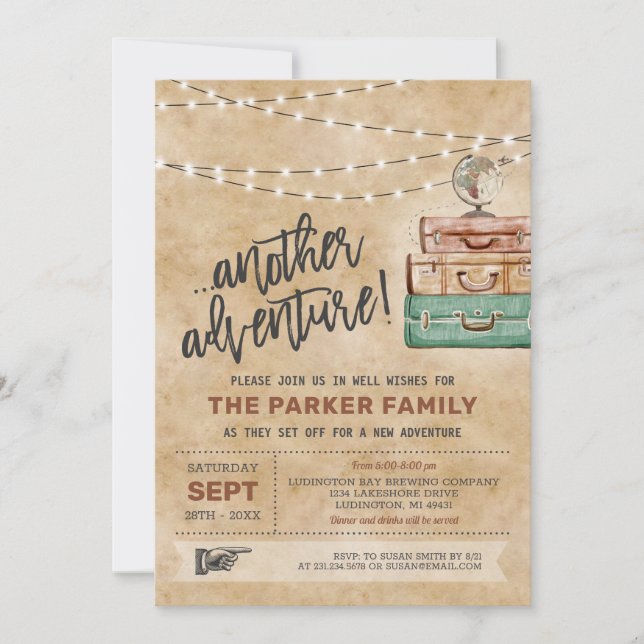 Going Away Party Invitation (Front)