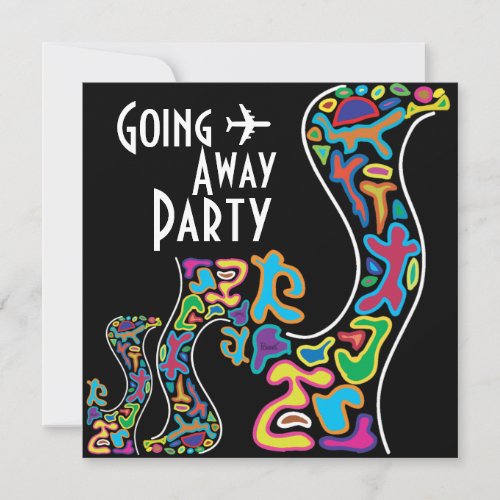 Going Away Party Invitation Card