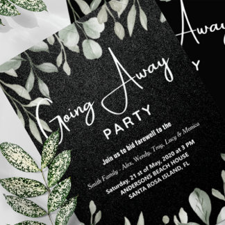 going away party invitations