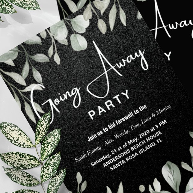 going away party invitations (Creator Uploaded)
