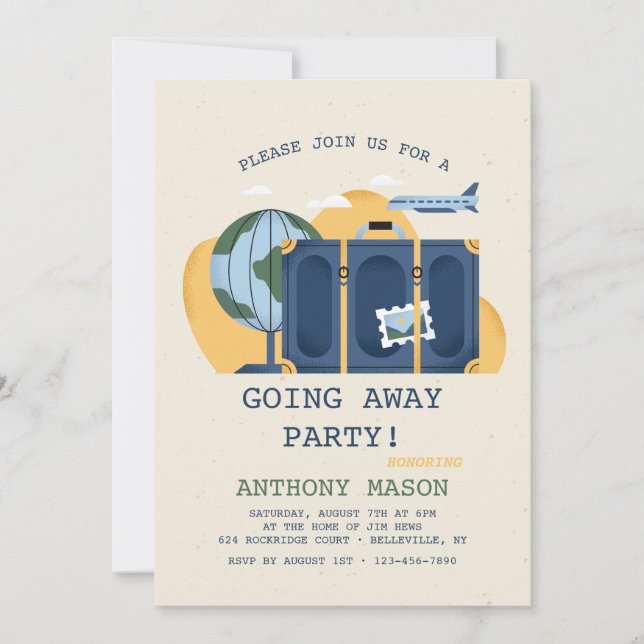 Going Away Party Invitations (Front)