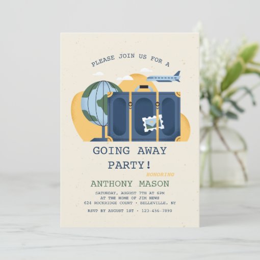 Going Away Party Invitations | Zazzle