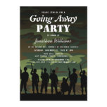 Going Away Soldier Camouflage | Welcome Home Invitation Going Away Soldier Camouflage | Welcome Home Invitation