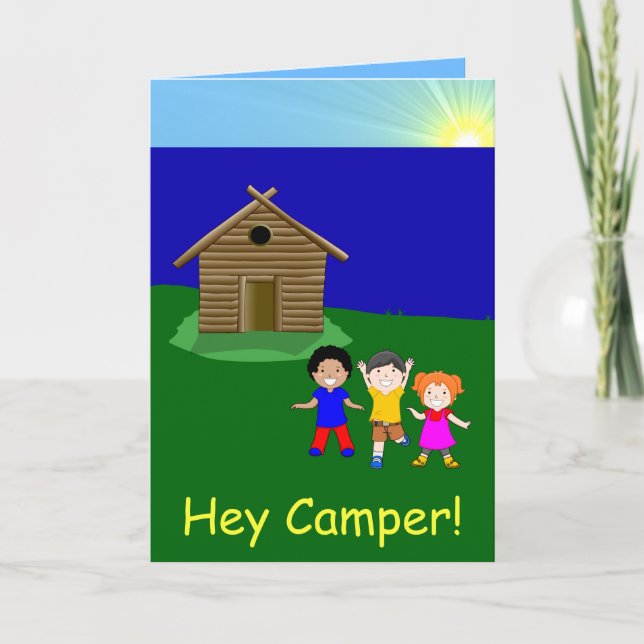 Going Away to Camp Card (Front)