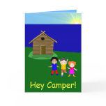 Going Away to Camp Card Going Away to Camp Card