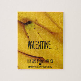 Going bananas over you Valentine's Day Jigsaw Puzzle