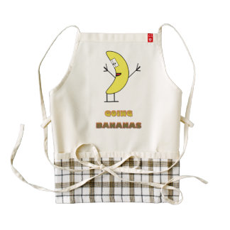 Going bananas zazzle HEART apron