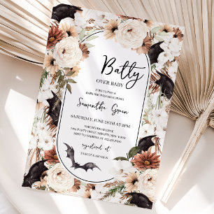  Going Batty for Baby Shower Invitation