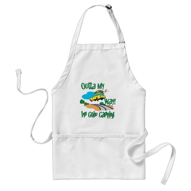 Going Camping Adult Apron (Front)