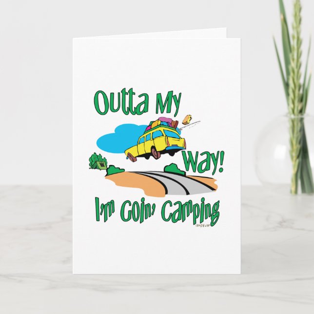 Going Camping Card (Front)