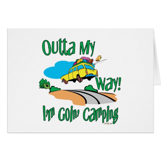 Going Camping Cards (Front Horizontal)