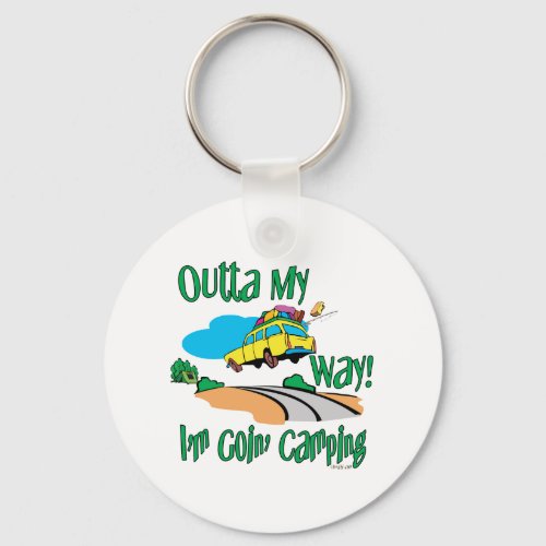 Going Camping Keychain