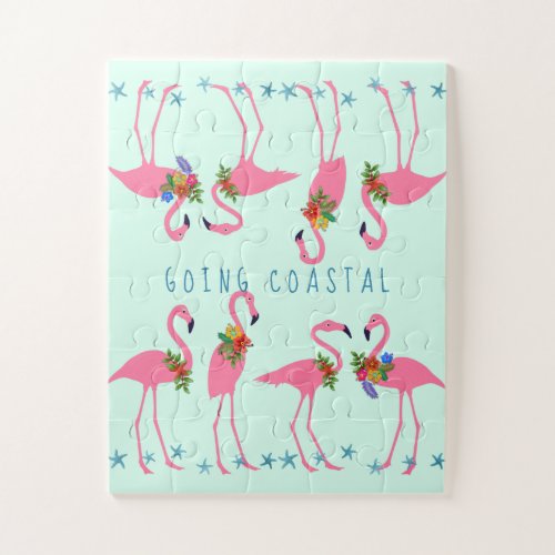 Going Coastal Flamingos Design Puzzle